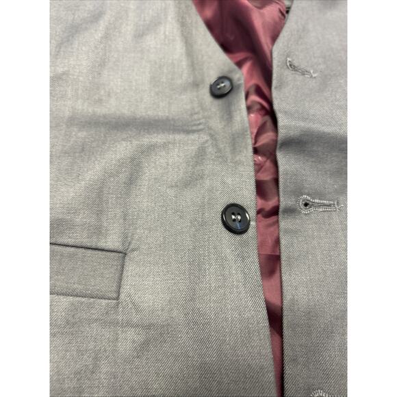 Boys Charcoal Grey Suit Kretenier Size 10 - 5 Pieces With Tie - Pants, Vest, - Picture 11 of 17